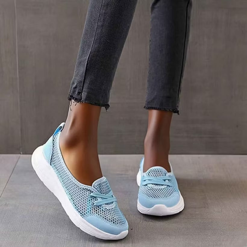 Mesh Walking Shoes for Women, Lightweight & Supportive