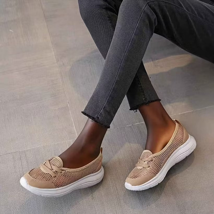 Mesh Walking Shoes for Women, Lightweight & Supportive